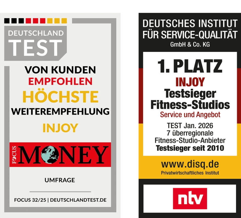 Logos der beiden Testsieger-Siegel von Focus Money und ntv